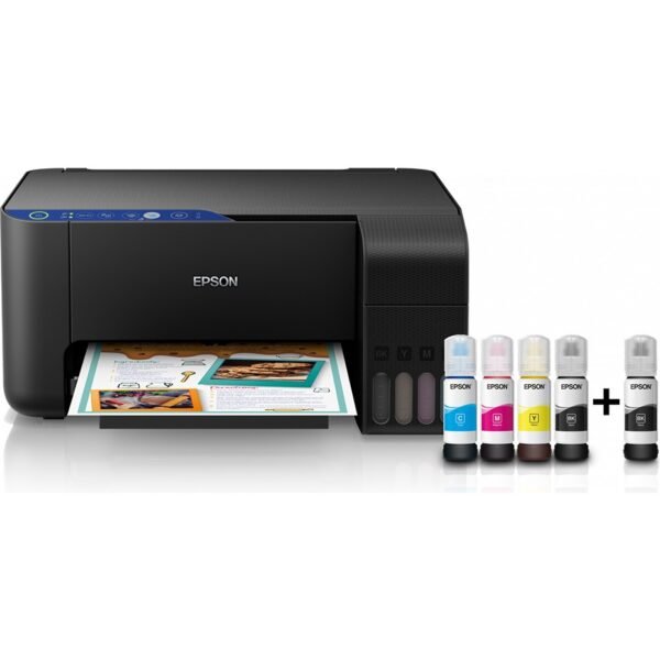 Epson Ecotank L3151 Tarayıcı + Fotokopi + WiFi- Direct Mürekkep Püskürtmeli Tanklı Yazıcı C11CG86406 - Görsel 1