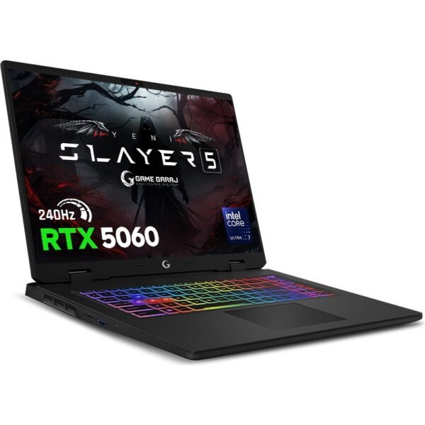 Game Garaj Slayer5 7-5060 C1 Intel Ultra 7 255HX 32GB Ram 1tb SSD RTX5060 16" 240Hz Qhd+Ips Freedos Gaming Laptop - Görsel 3